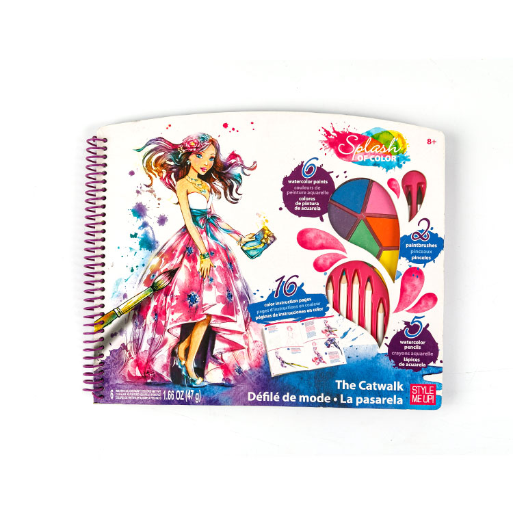 Спиральная книга - Sketch Book Splash